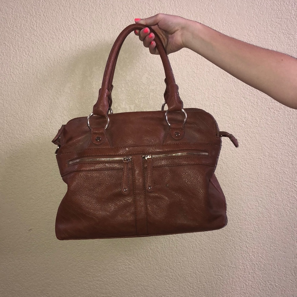 Brown Leather large purse with multiple pockets!